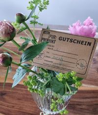 Gutschein-Vase